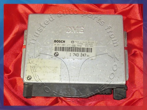 BMW E36 3 series 1.8i M43 Engine BASIC COMPUTER CONTROL MODULE DME ECU 1743247 - Picture 2 of 3