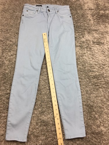 KUT From The Kloth MIA Toothpick Ankle Skinny Jeans Womens Size 6 Baby Blue Deni - Picture 8 of 11