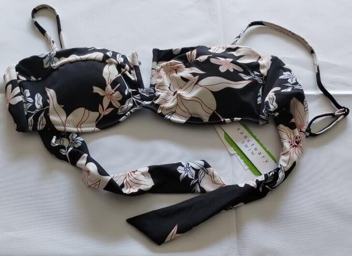 Sanctuary Swim Repreve Dark Swim Top Size Medium | eBay