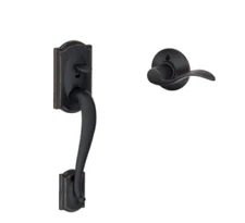 Schlage Camelot Door Handleset Left Handed Accent Door Handle - FE285 CAM ACC LH