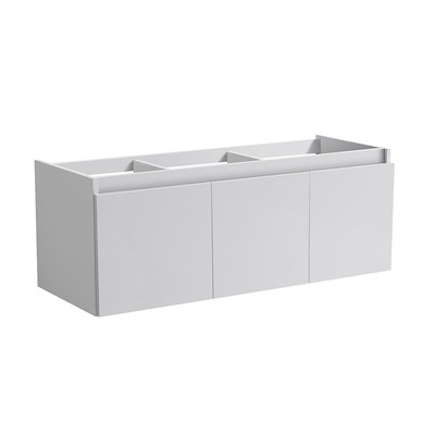 Fresca FCB8041 Mezzo 59'' Double Wall Mounted MDF Vanity Cabinet - White