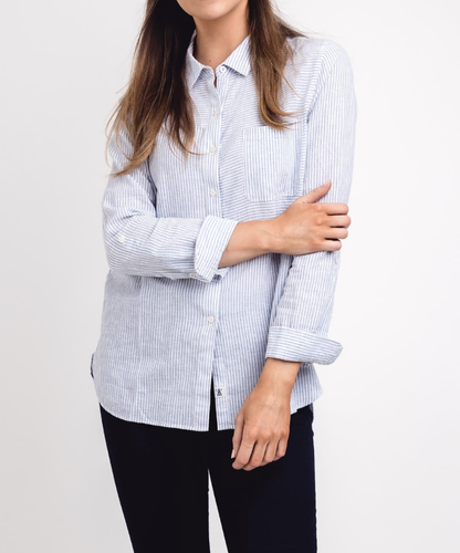 Barbour Beachfront Stripe Button Front 