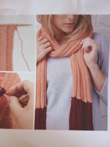 Tassel Scarf, Knitting Pattern - Picture 3 of 5