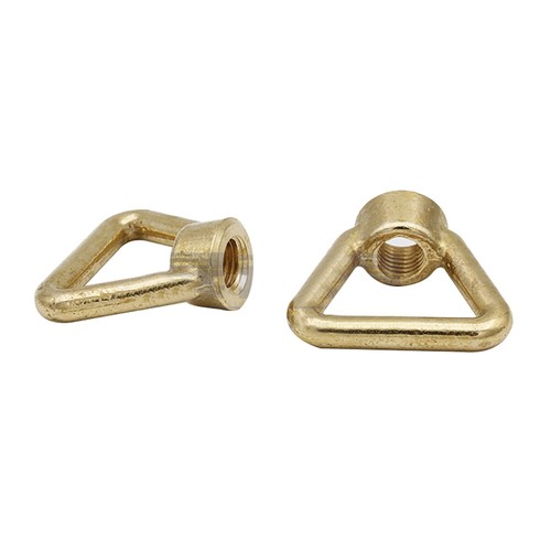 Ringmuttern Dreieck Messing Ösenmuttern Augenmuttern M10 M12 M14 M16 M20 M24 - Picture 2 of 5