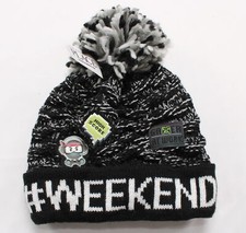 The Children's Place Kids Gamer At Work weekend Beanie SV3 Black Size 4-7Yr NWT