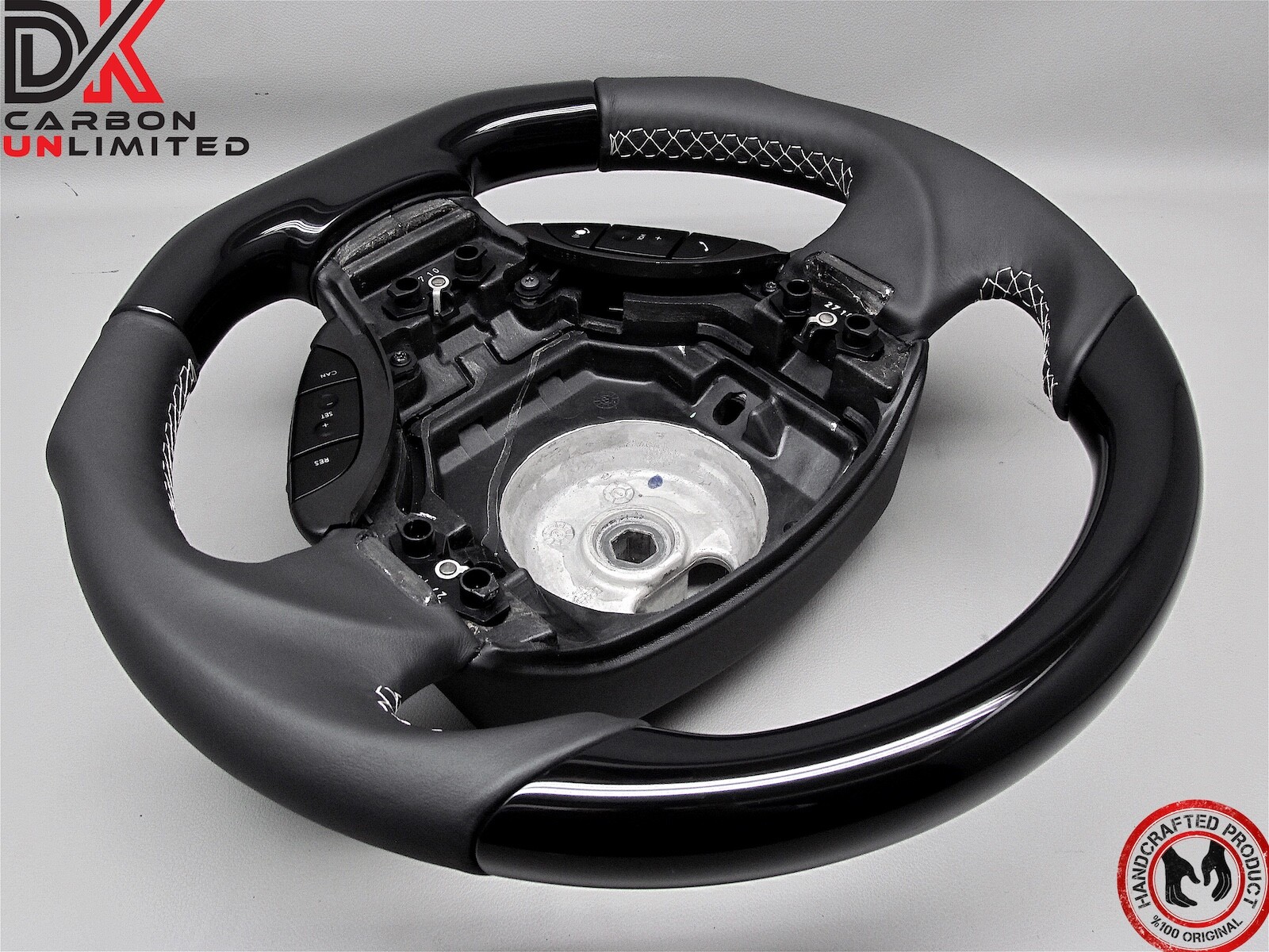Aston Martin DBS Rapide DB9 Vantage Virage Alcantara Piano Black Steering Wheel