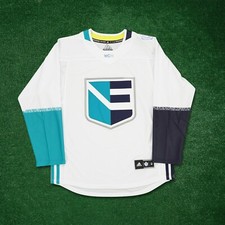 2016 Team Europe World Cup of Hockey Adidas Authentic White Premier Men's Jersey
