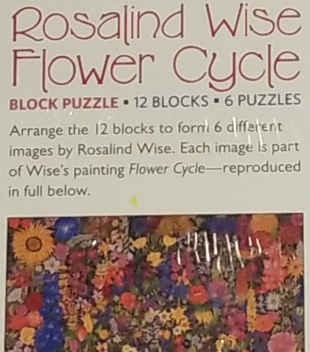 Puzzle 1000 Teile ‚Flower Cycle‘ Von Rosalind Wise – 63,5x50,8 Cm, Kunstvolles Blumenmotiv Für Puzzle-Fans