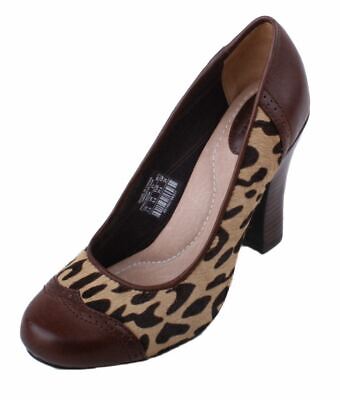 Details about   Fossil Sahara Women's Leopard Leather/Hair Calf Classic High Heel Pumps