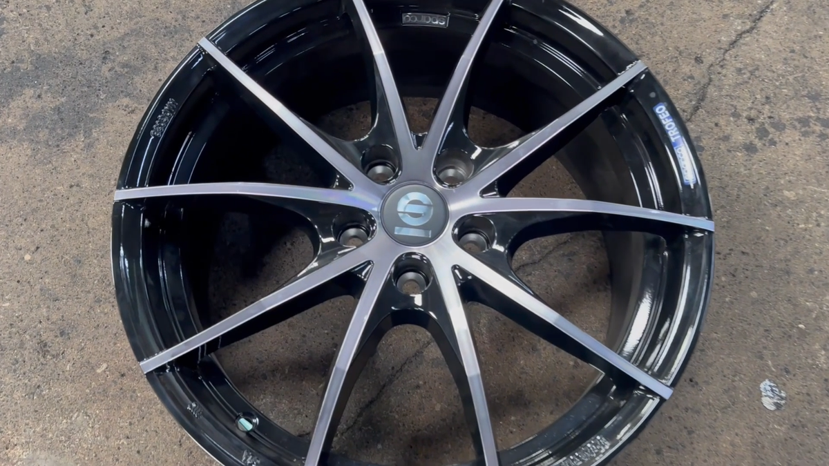 New 18x8J SPARCO TROFEO (4 Wheel) BLACK 5x112 Fit Golf MK7