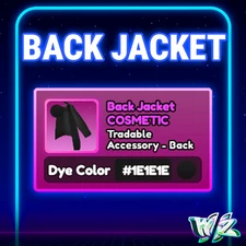 World Zero WZ - BACK JACKET - BLACK #1E1E1E