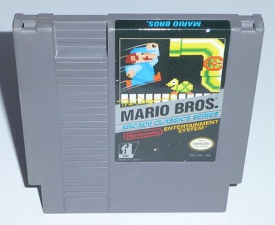Mario Bros Arcade Classic Series  (Nintendo NES Authentic Game) Cleaned Tested 