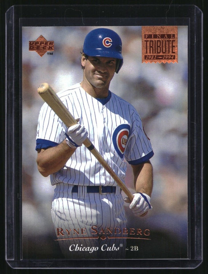 1995 Upper Deck #447 Ryne Sandberg Final Tribute 1995 Upper Deck #447 Ryne Sandberg Final Tribute