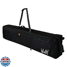 WOLT Rolling Ski Bag,Padded Snowboard Bag with Wheels for Air Travel, Fit to ...