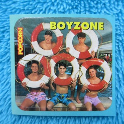 BOYZONE Boy Zone STICKER Aufkleber Klebebild POPCORN