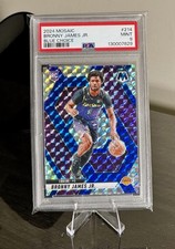 Lakers Panini Mosaic Bronny James Jr Blue Choice Prizm  /45 Rookie PSA 9 MINT