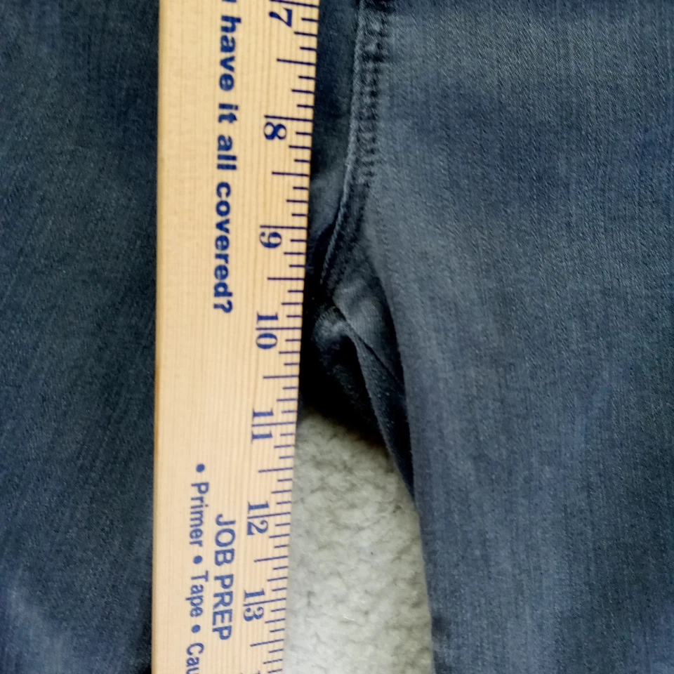 Pantalones de mezclilla ajustados cargo gris carbón pistola para mujer detalle en el tobillo talla 32 Foto 4 de 4