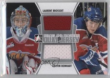 2011 ITG Heroes and Prospects Silver /50 Laurent Brossoit Griffin Reinhart 2a8