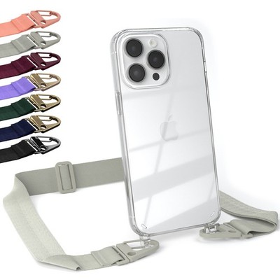 EAZY CASE für Apple iPhone 14 Pro Max mit verstellbarem breitband Silikon Case
