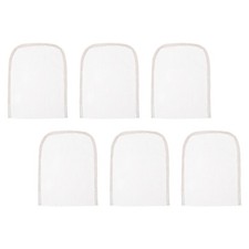 6 Pcs Rhinestone Bun Holder Hair Cover Accessories Nets for Long