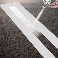 4 x 108 Inch Parking Lot Line Stencil, Silicone Foldable Reusable Line Stencil