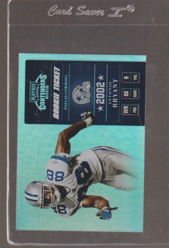 2002 Playoff Contenders Championship sample Antonio Bryant #108 Rookie RC