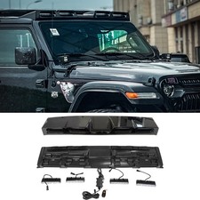 Roof Light Fits For Jeep Wrangler Jl 2018-2026 Glossy Black Top Lamps Led Light