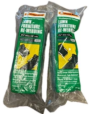 2 Frost King Lawn Chair Webbing 39 ft. X 2-1/4 Green Polypropylene Furniture