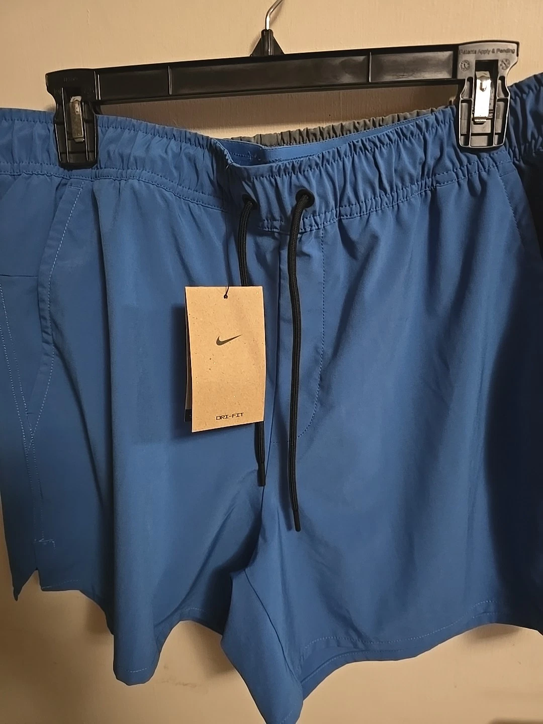 2-NWT-2025-Men's Nike Dri-Fit UNLIMITED VERSATILE DV9336 Shorts 5in- BLACK +blue
