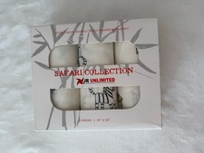 Brand New 100 Organic Bamboo Muslin Swaddling Blankets Safari 3 Pcs 47x47in