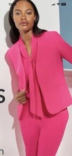 EVAN PICONE PANT SUIT /SIZE 12/NEW WITH TAG/RETAIL 200/INSEAM 31"/pink