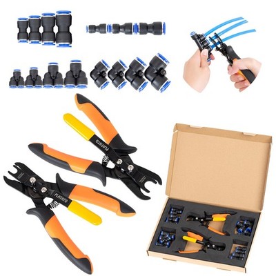 PLATATO Push to Connect Fittings Air Line Disconnect Tool Kit Push Fitting Re...