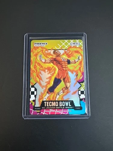 Phoenix Tecmo Bowl Bo Jackson Battle Arena 125 Power Fire RD353 Rad 80's