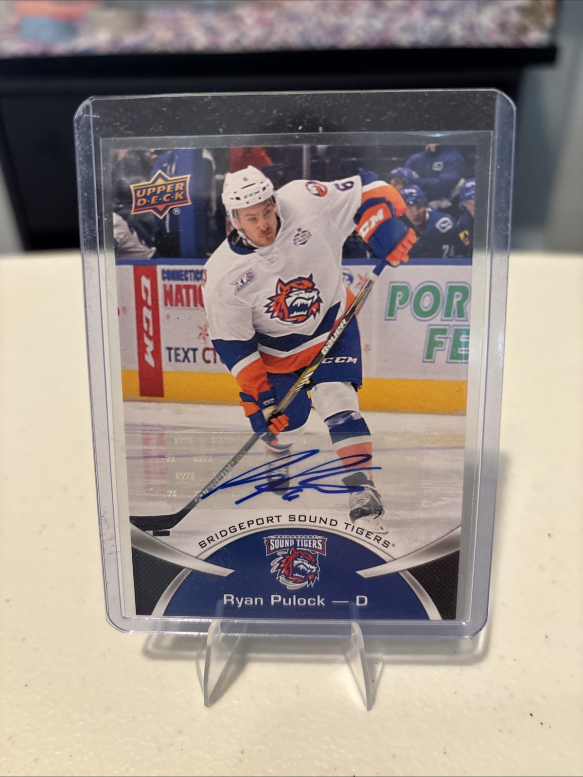 2015-16 Upper Deck AHL Autographs #119 Ryan Pulock Auto