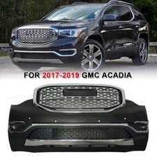 Front Bumper Cover Assembly Kit Grille Set For 2017-2019 GMC Acadia Denali