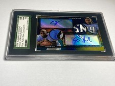 Chris Johnson/Kevin Smith 2008 Bowman Sterling Dual Autograph Card Auto Gem /75