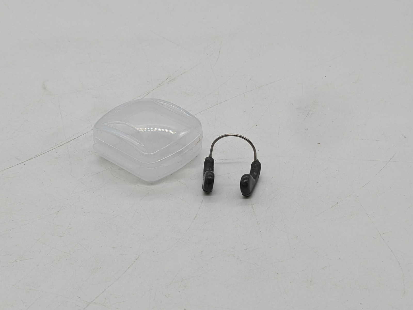 Speedo Unisex Competition Swimming Nose Clip Swim Essentials graphite black