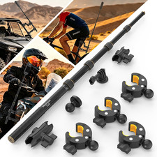 Motorcycle Mount for Insta360 X5 X4 X3 X2 X ONE RS R GO 3, 59" Invisible Selfie