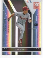 2004 DONRUSS ELITE PAT BURRELL TURN OF THE CENTURY SP /750 #127