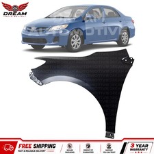 New Front Fender Driver Side Primed For 2009-2013 Toyota Corolla Japan Built New Front Fender Driver Side Primed For 2009-2013 Toyota Corolla Japan Built