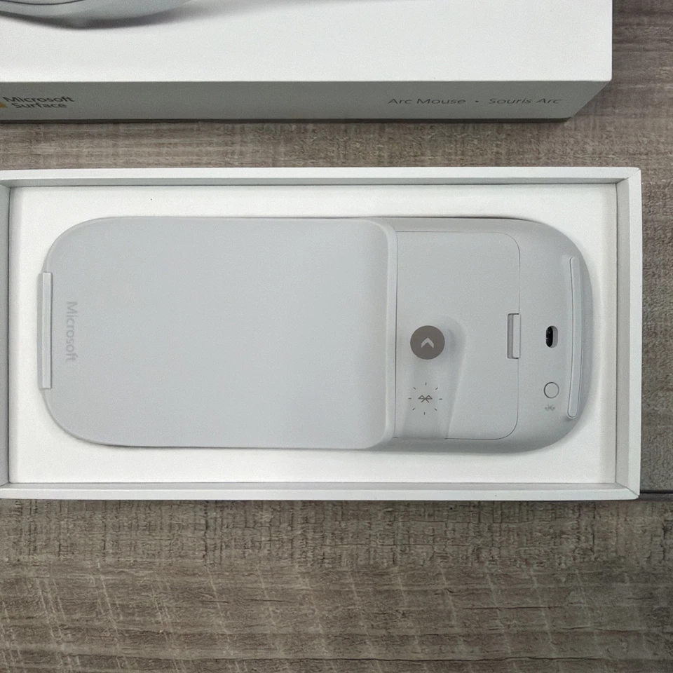 Microsoft FHD-00001 Wireless Surface Arc Touch Mouse 2 Buttons BT Light Gray - Image 2 of 4