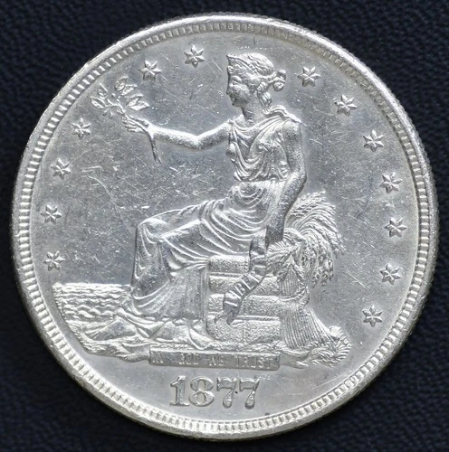 1877-S Trade Dollar CH AU