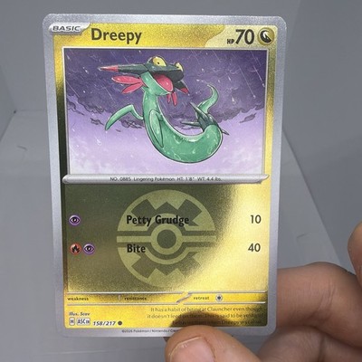 Dreepy Quick Ball Reverse Holo ASCENDED HEROES 158/217