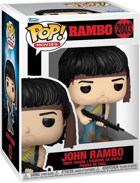 Rambo 1982 John Rambo Sylvester Stallone Pop! Movies #2003 Vinyl Figur Funko-image