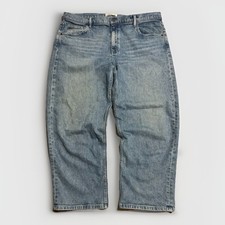 Lafayette 148 New York Bedford Jeans USA Made Light Wash Denim Mens 33
