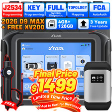 XTOOL D9 MAX Car Diagnostic Scanner J2534 ECU...