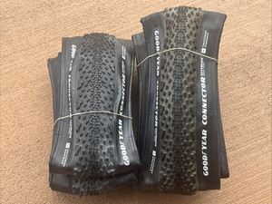 Two Goodyear Connector Ultimate Tubeless Complete Tires - 700 x 50c