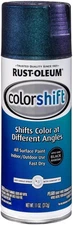 Rust Oleum Color Shift Spray Paint 12 Ounce Blue Cosmos Color Changing Paint