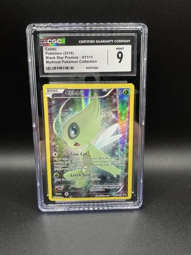 CGC 9 Celebi 2016 Black Star Promos XY111 Pokemon Card Graded