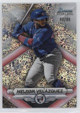 2023 Bowman Sterling Rookies Speckle Refractor 87/99 Nelson Velazquez 14cn